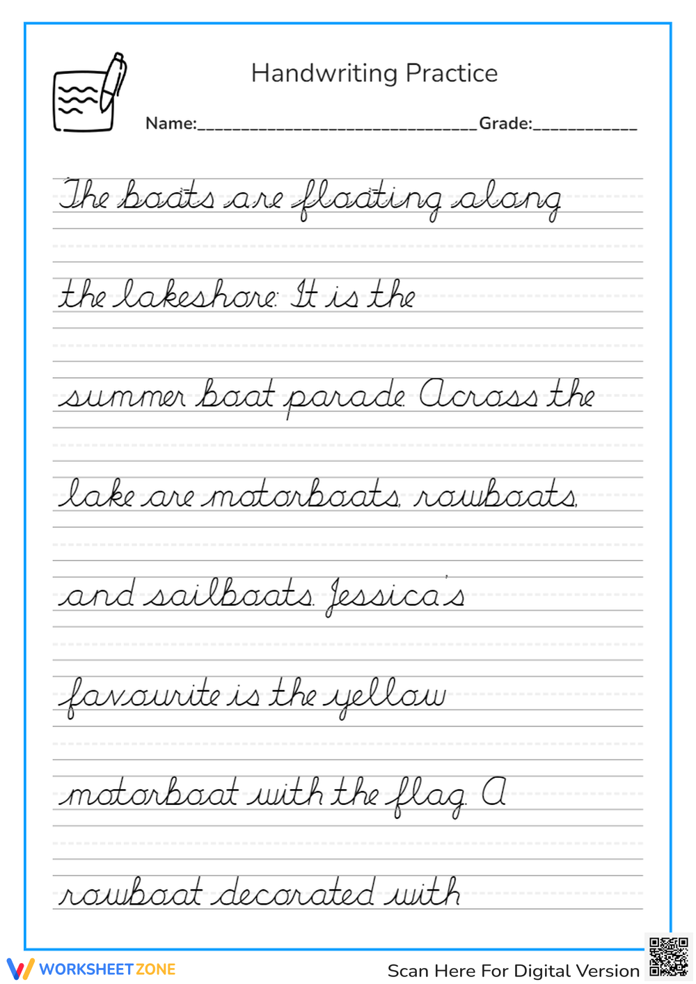 Handwriting Practice Worksheets Free Printables In Print And Worksheets Library