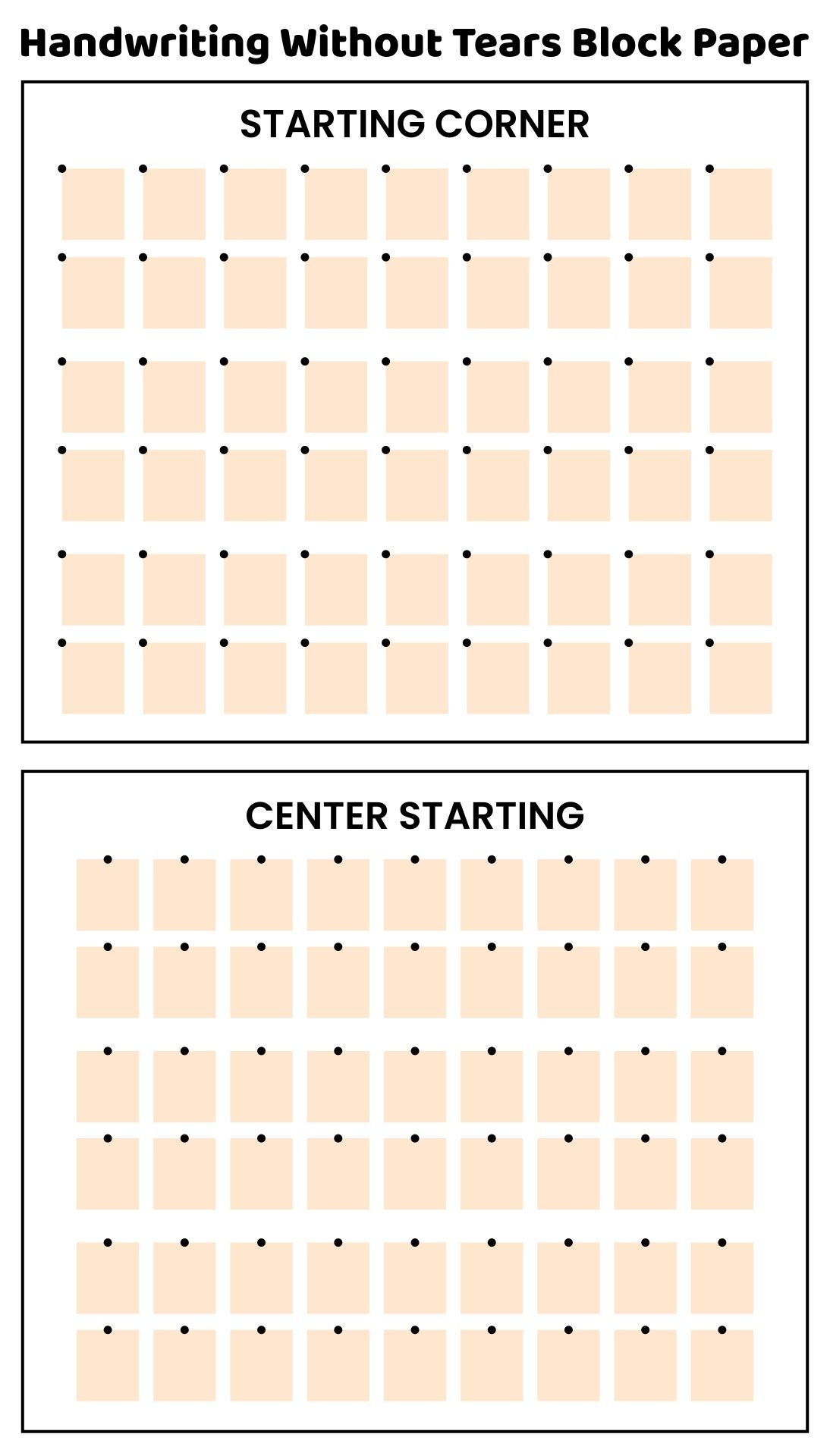 Handwriting Without Tears Preschool 10 Free PDF Printables Printablee
