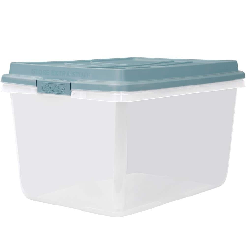 Hefty 72 Qt Storage Bin HFT 7163010665666 The Home Depot
