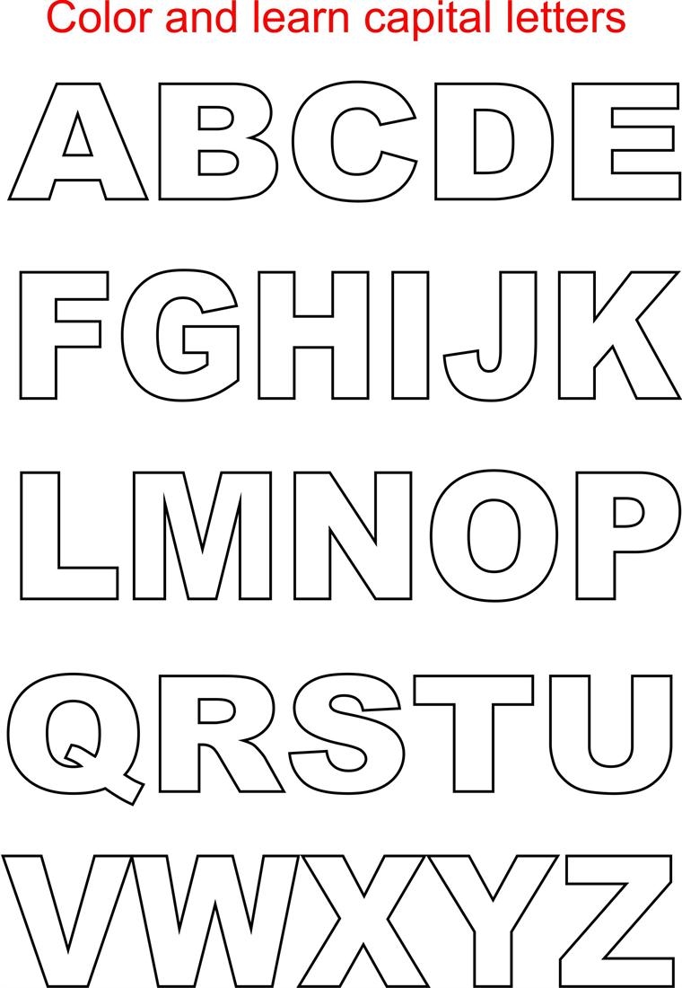 big alphabet letters to print