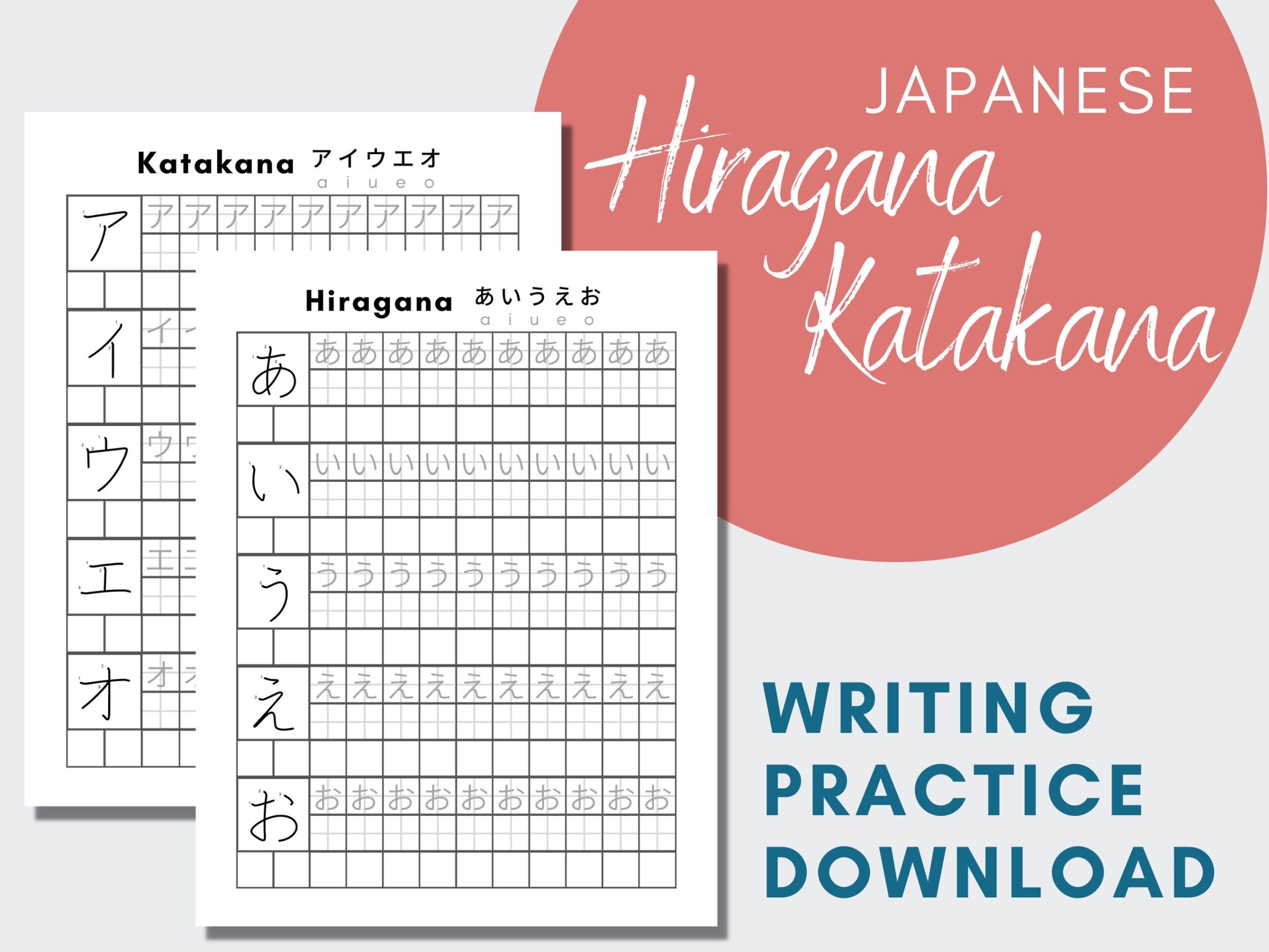 Japanese Hiragana Katakana Writing Practice Pages With Blank Practice Sheets Japanese Stroke Order Japan Alphabet Practice Sheet Download Etsy Japanese Hiragana Katakana Writing Practice Pages With Blank Practice Sheets Japanese Stroke Order Japan Alphabet Practice Sheet Download Etsy