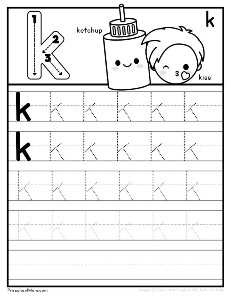 Letter K Preschool Printables Preschool Mom