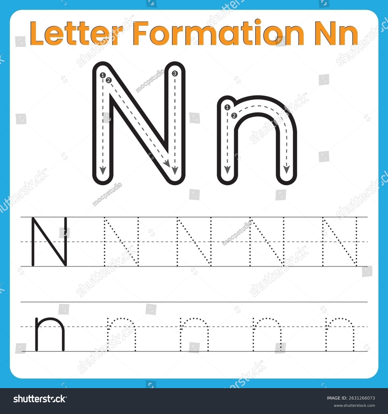 Letter N Tracing Worksheet Kids Uppercase Stock Vector Royalty Free 2631266073 Shutterstock Letter N Tracing Worksheet Kids Uppercase Stock Vector Royalty Free 2631266073 Shutterstock