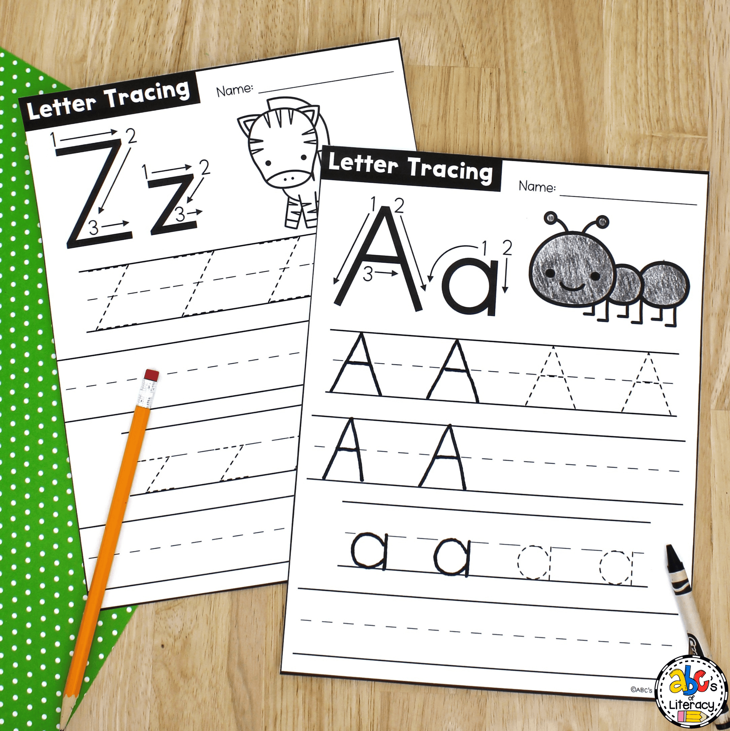 Letter Tracing Worksheets
