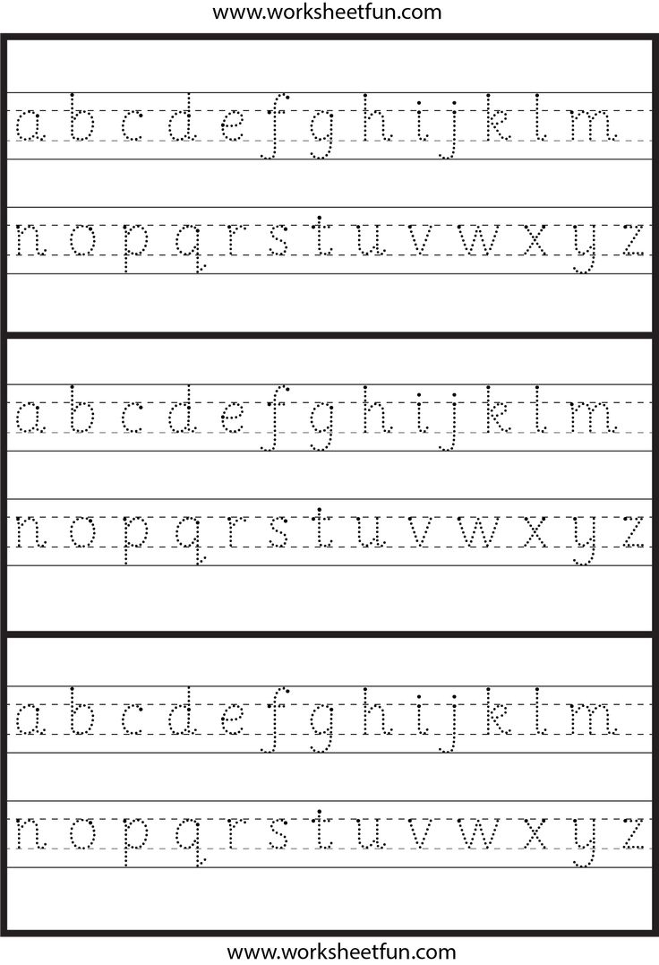 alphabet letters handwriting worksheets