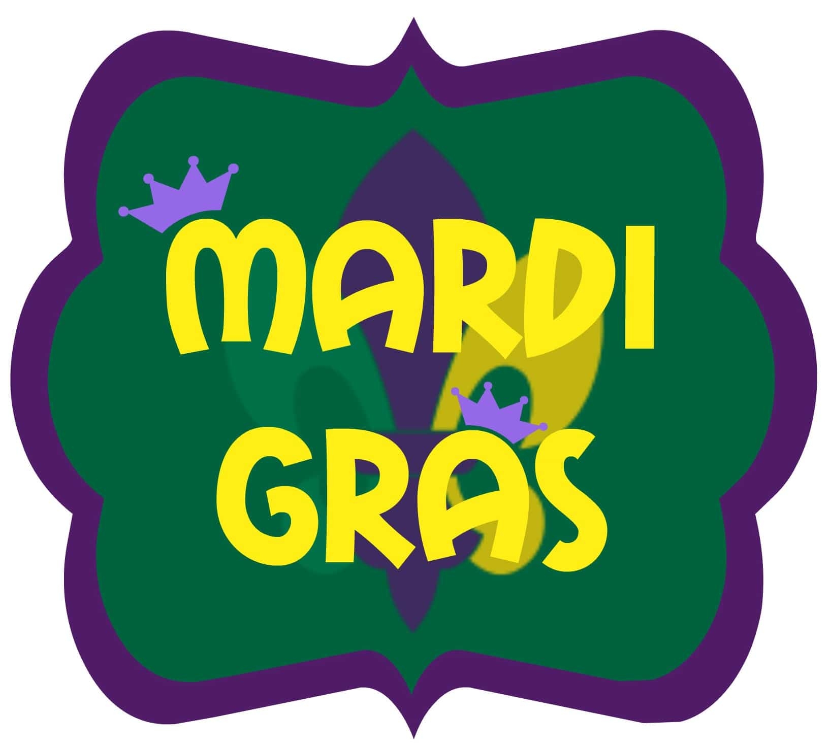 Mardi Gras Free Printables