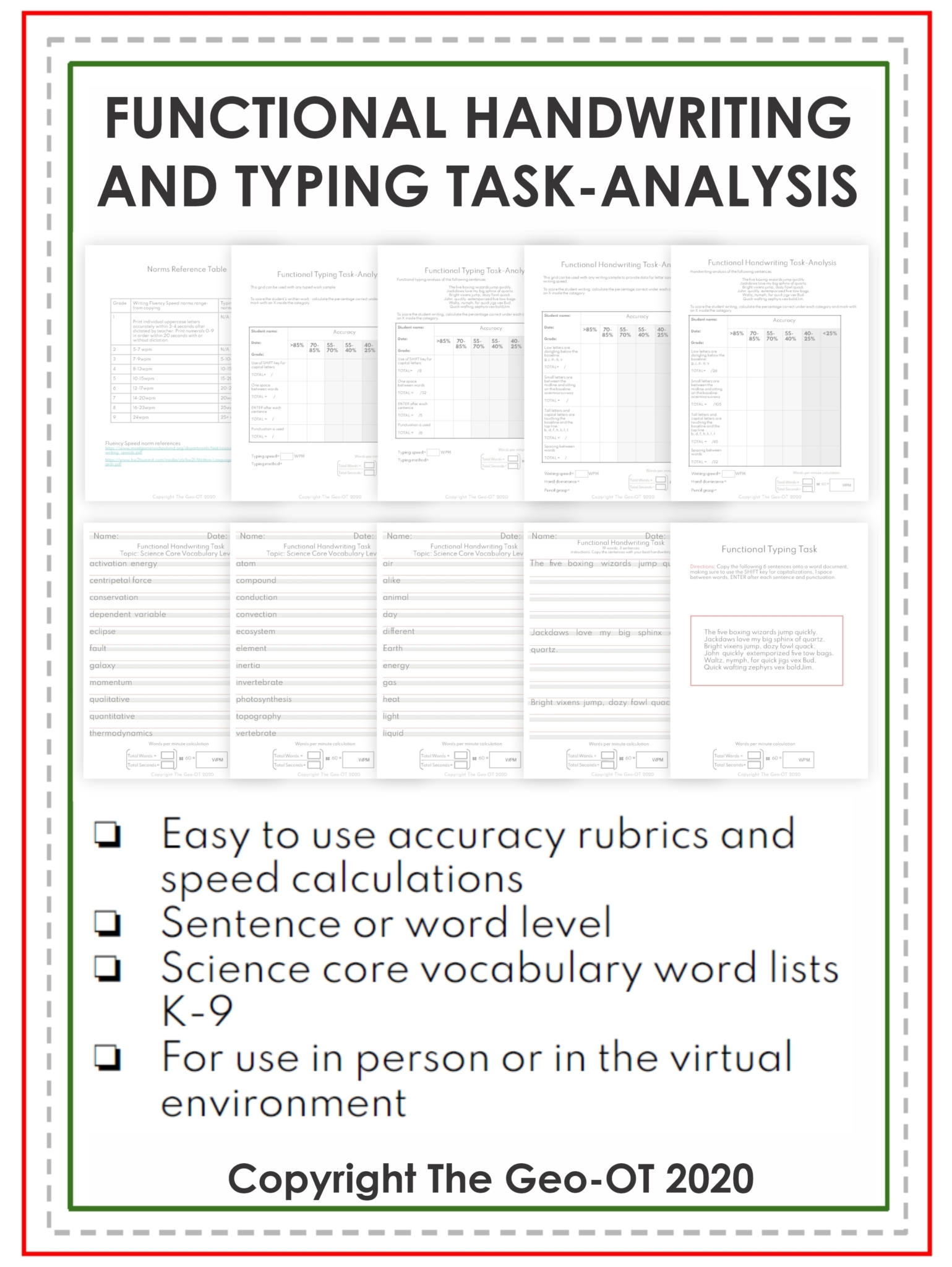 Mindful Handwriting Check In Free Printable PDF Your Therapy Source