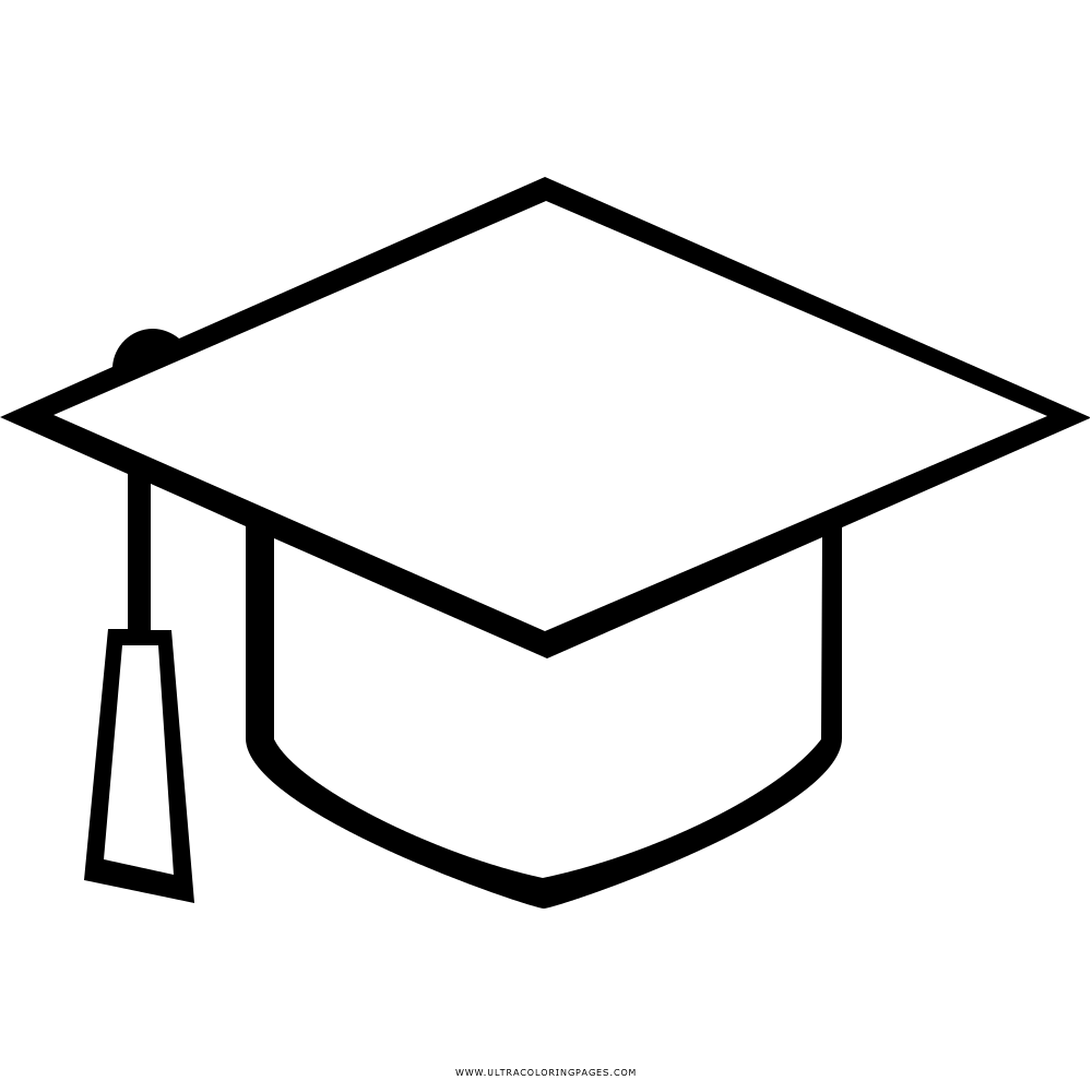 Mortarboard Coloring Page Free Mortarboard Coloring Page For Kids Ultra Coloring Pages
