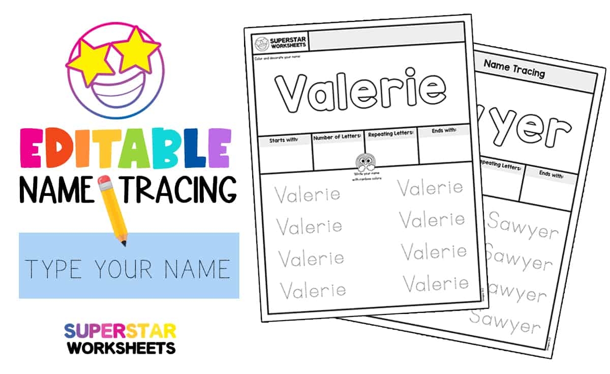 free handwriting name worksheets