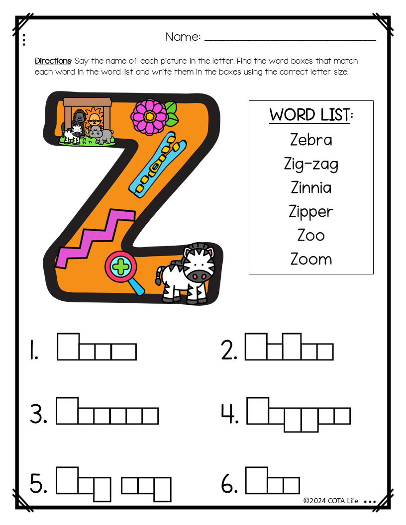 NEW A Z Handwriting Sheets The OT Toolbox NEW A Z Handwriting Sheets The OT Toolbox