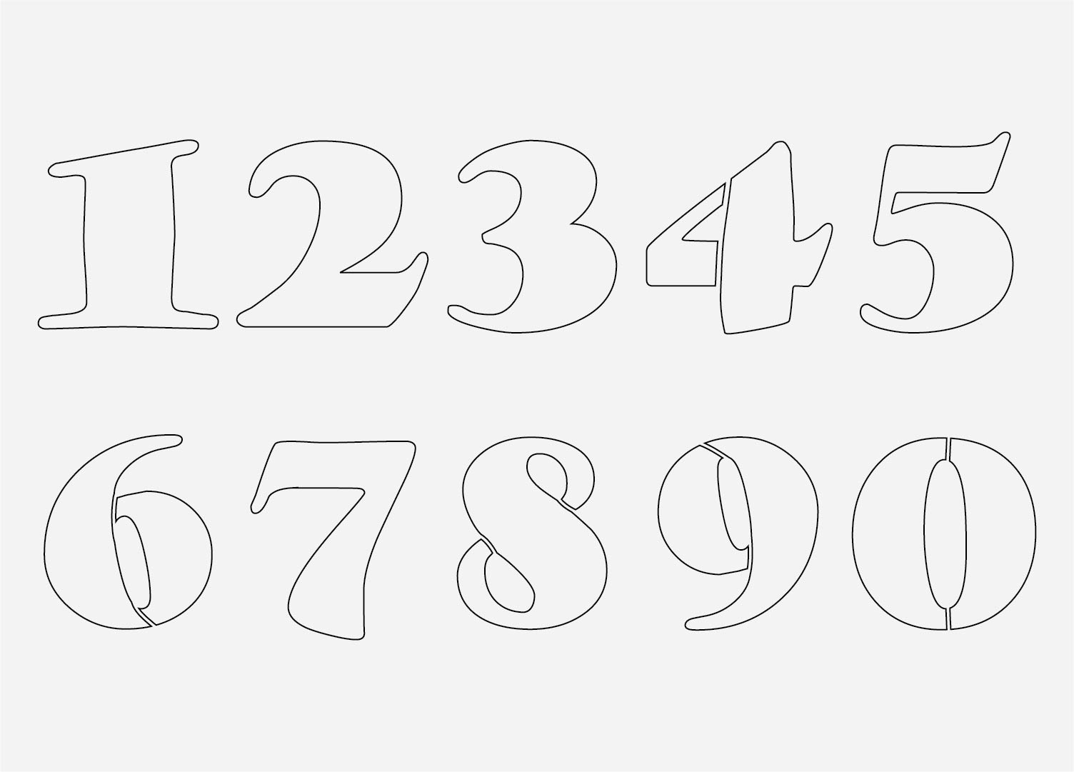 Number Free Printables Printablee