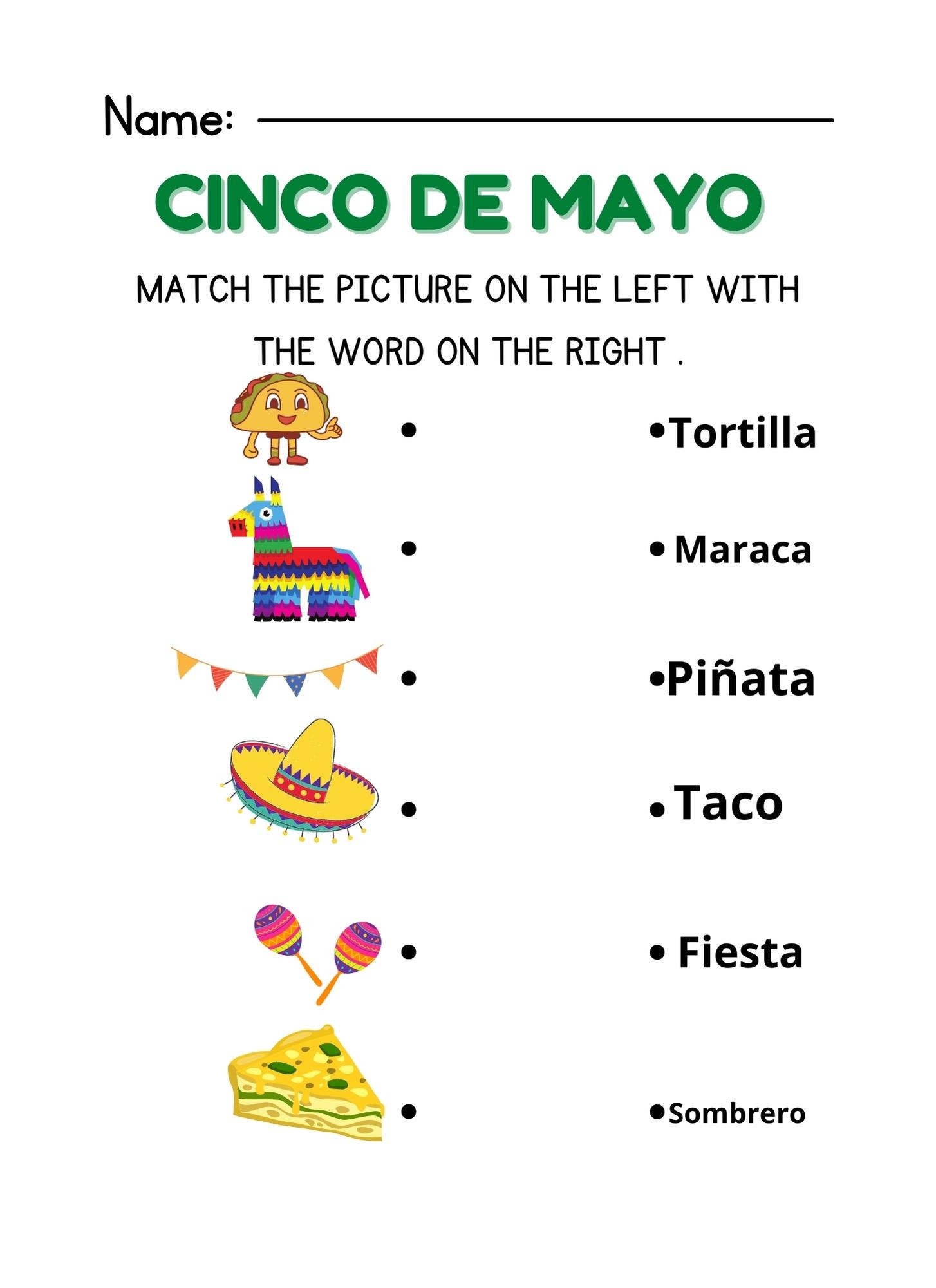 Cinco de Mayo Free Printables
