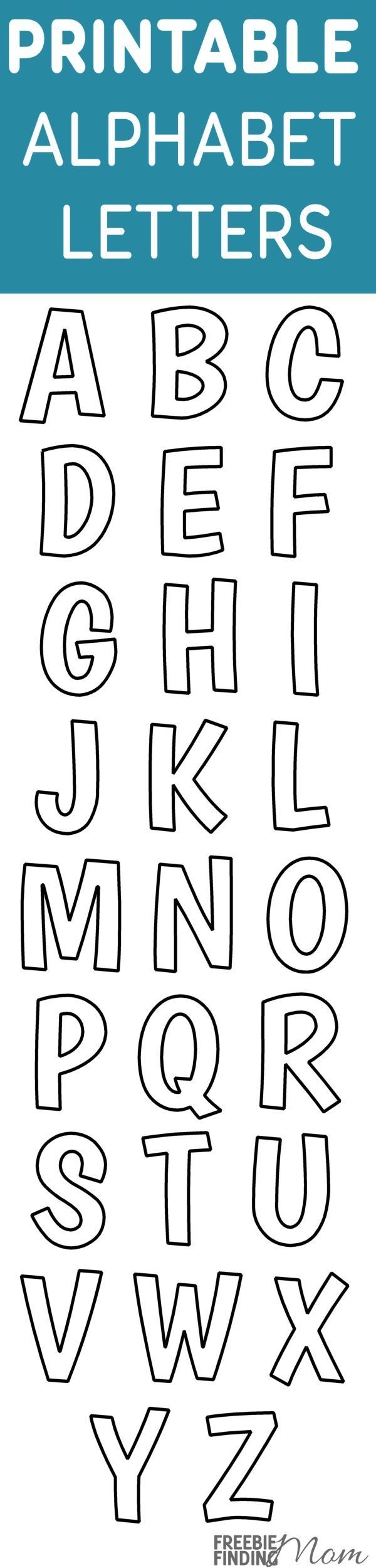 Printable Free Alphabet Templates