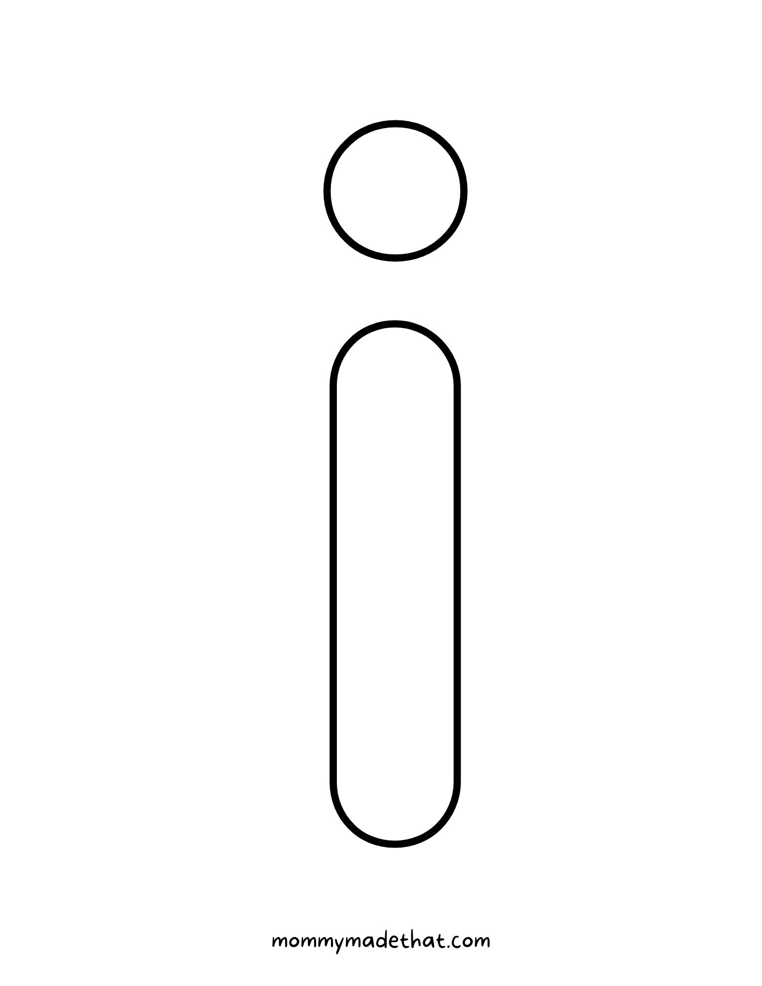 Printable Letter I Grab The Free Templates