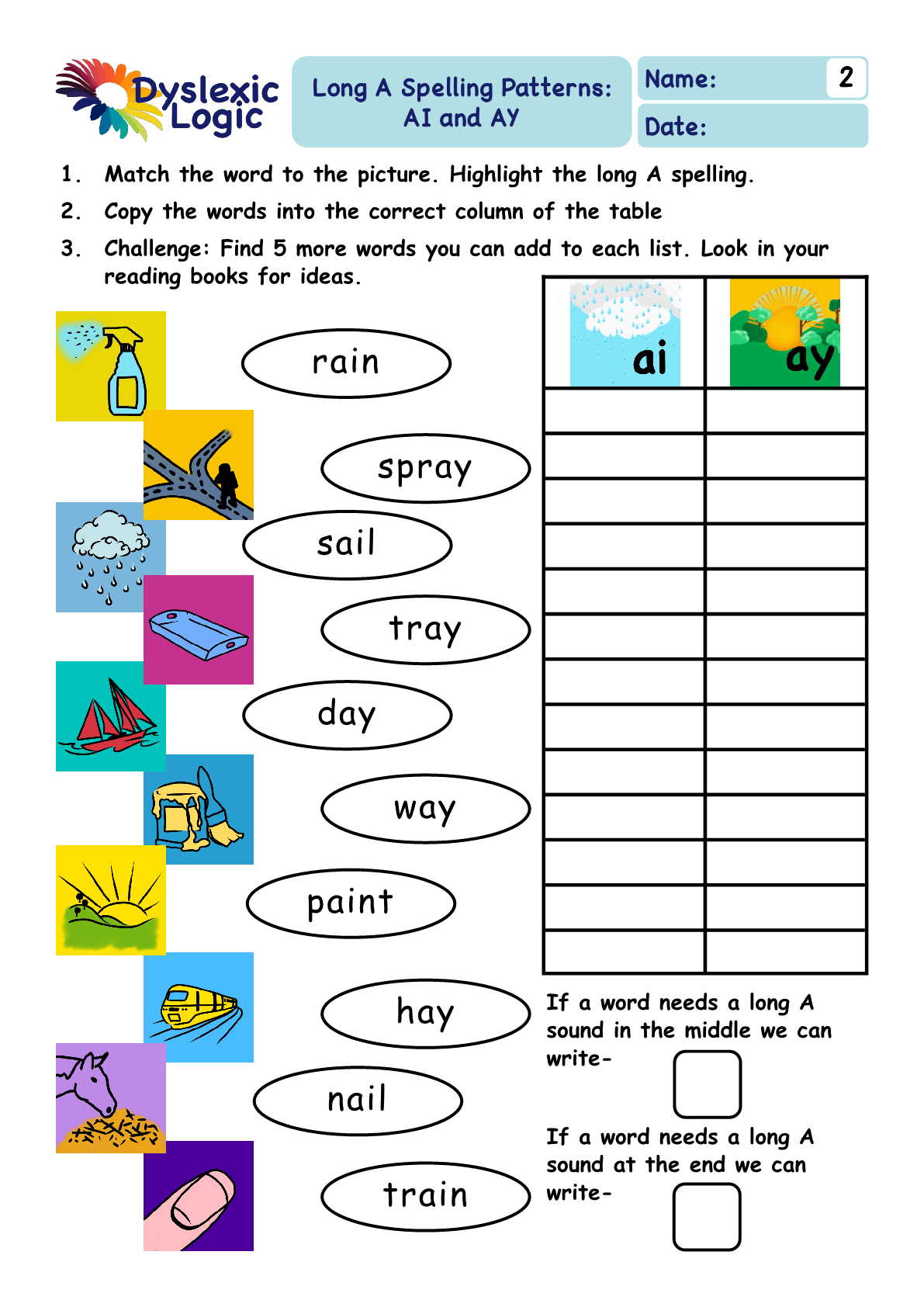 Printable Phonics Support Resources Dyslexic Logic Printable Phonics Support Resources Dyslexic Logic