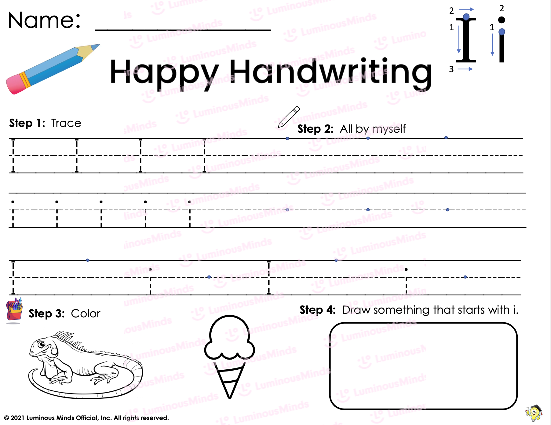 Reading Comprehension Worksheets Happy Handwriting I