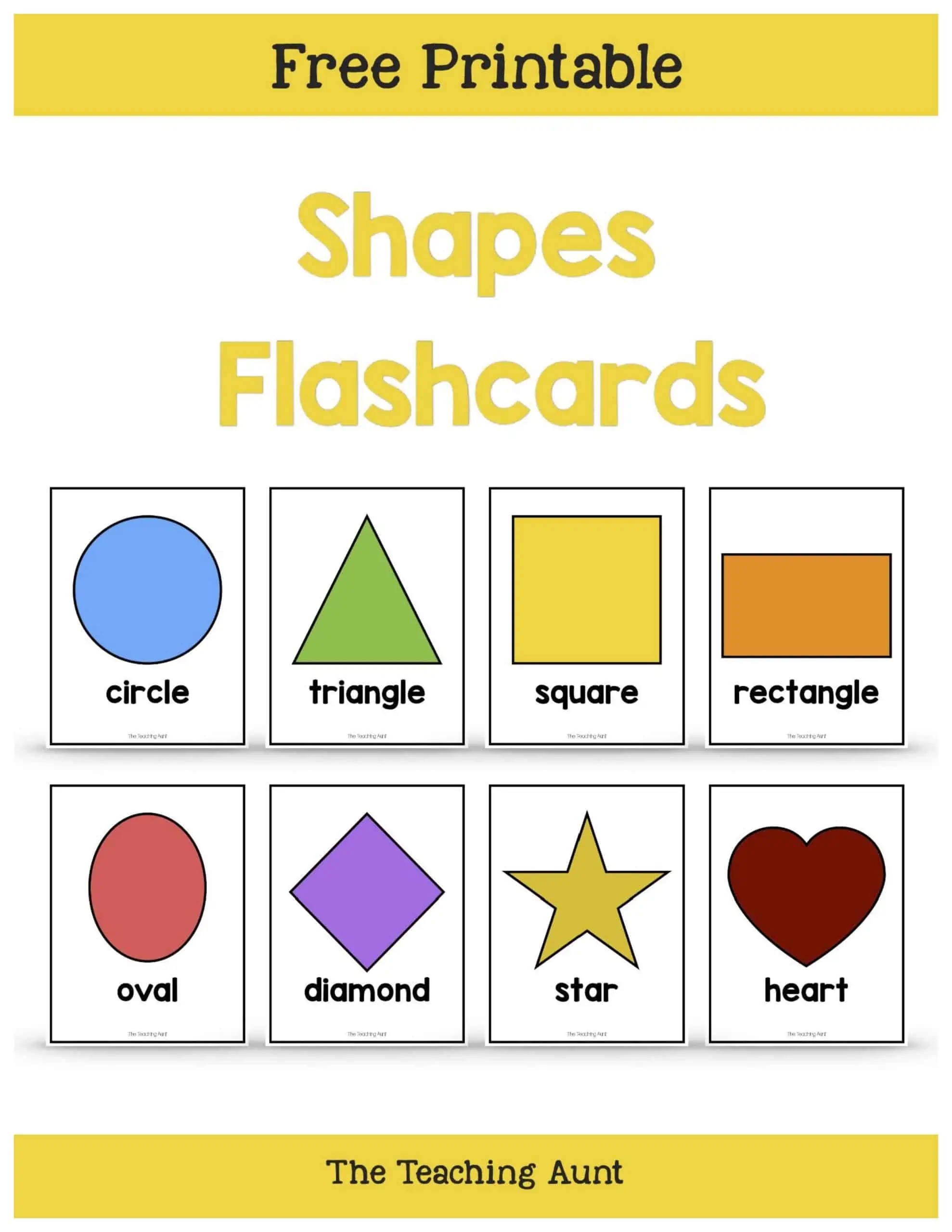 Shapes Worksheets For Kindergarten The Teaching Aunt