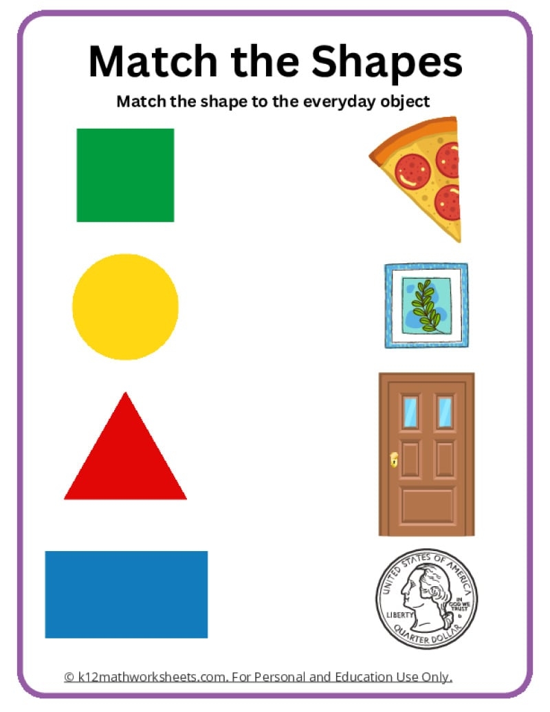 free printable shapes for preschool