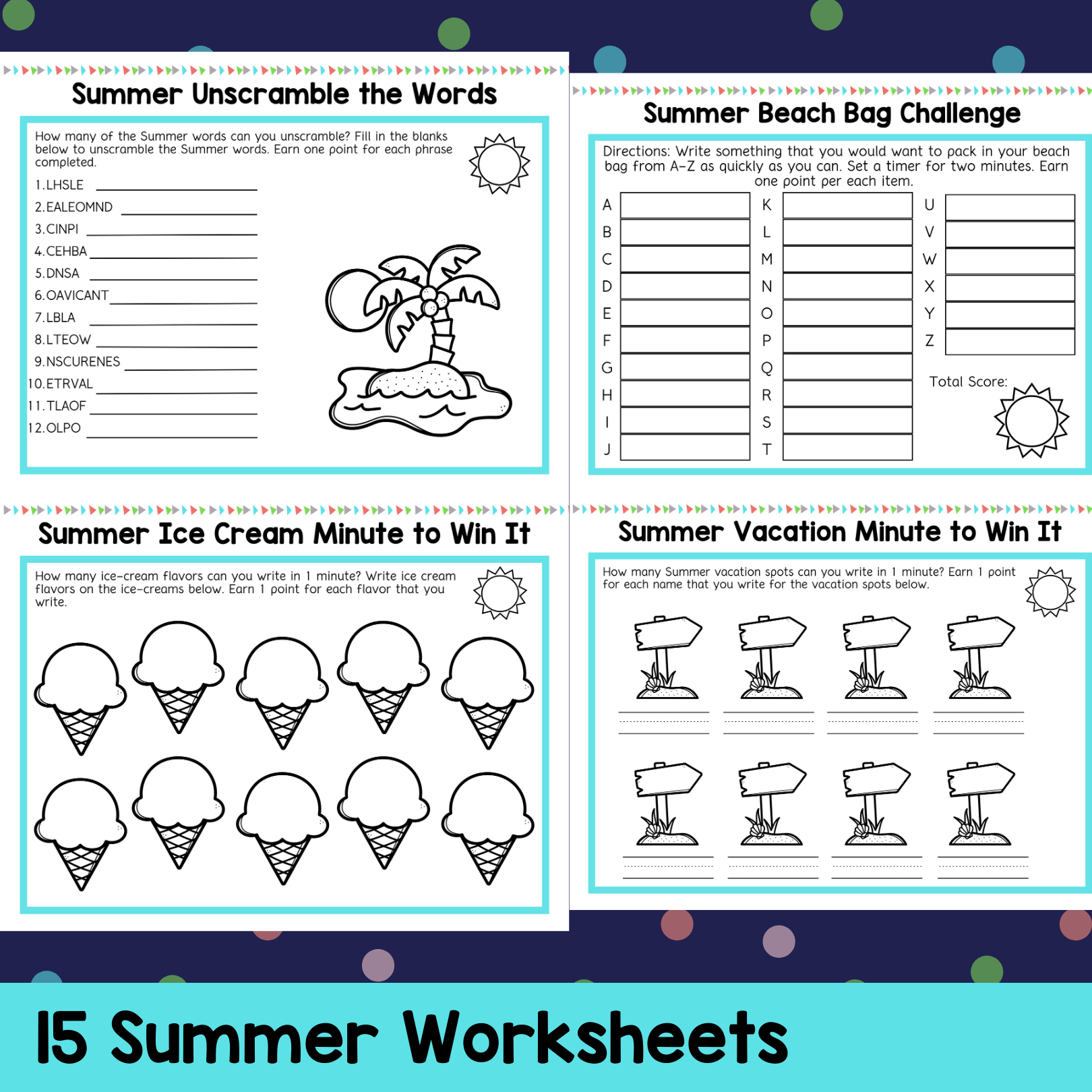 Summer Patriotic OT Handwriting Activities Made By Teachers