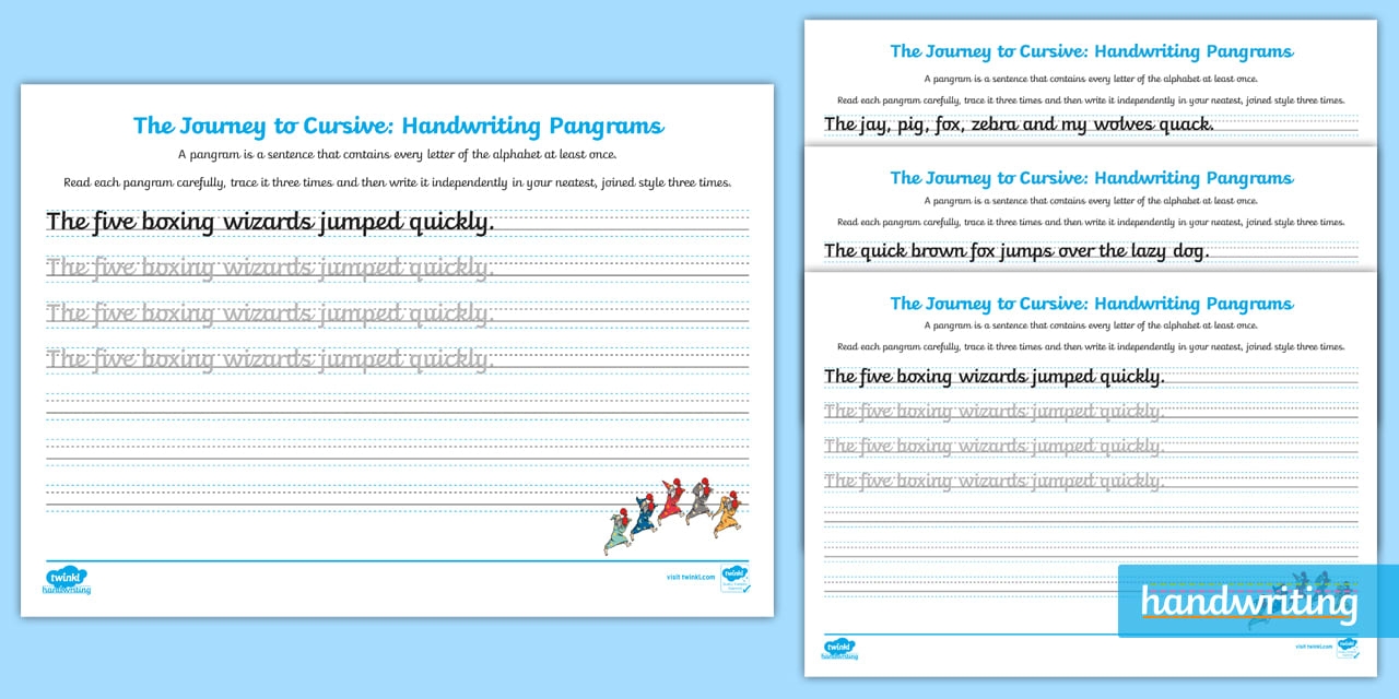 handwriting assessment worksheets