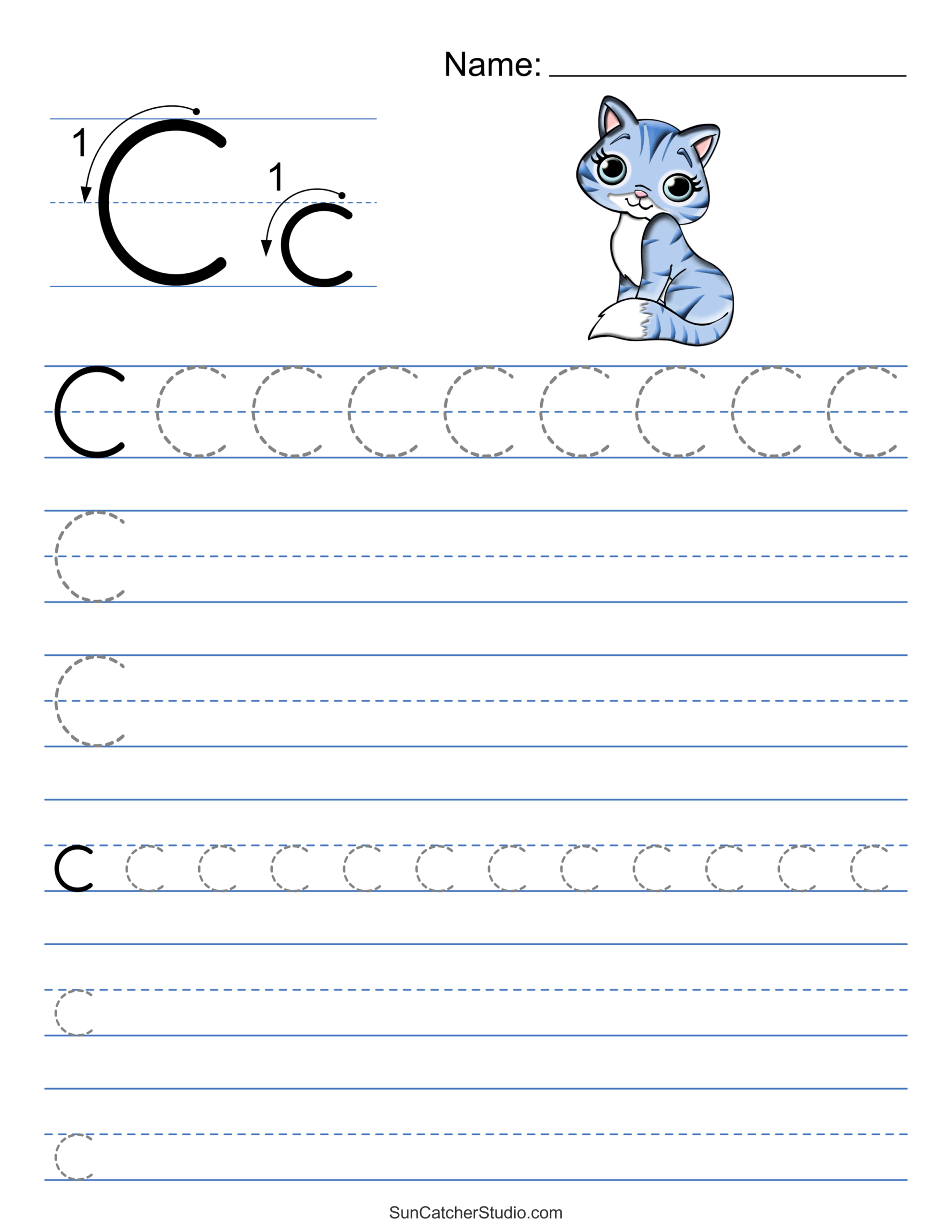 free abc handwriting worksheets