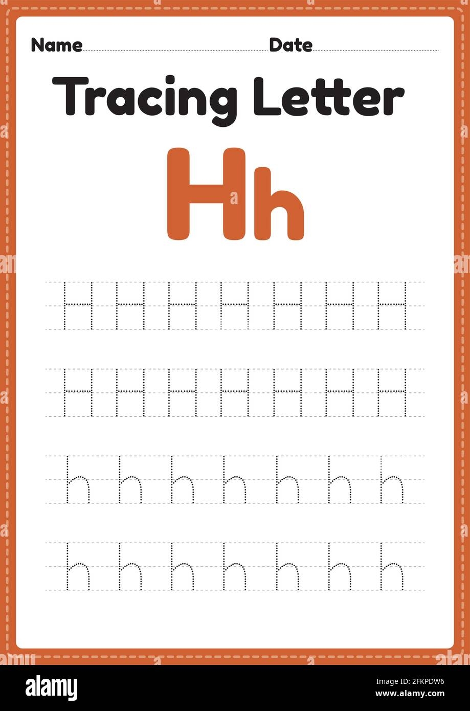 Tracing Letter H Alphabet Worksheet For Kindergarten And Preschool Kids For Handwriting Practice And Educational Activities In A Printable Page Illust Stock Vector Image Art Alamy Tracing Letter H Alphabet Worksheet For Kindergarten And Preschool Kids For Handwriting Practice And Educational Activities In A Printable Page Illust Stock Vector Image Art Alamy