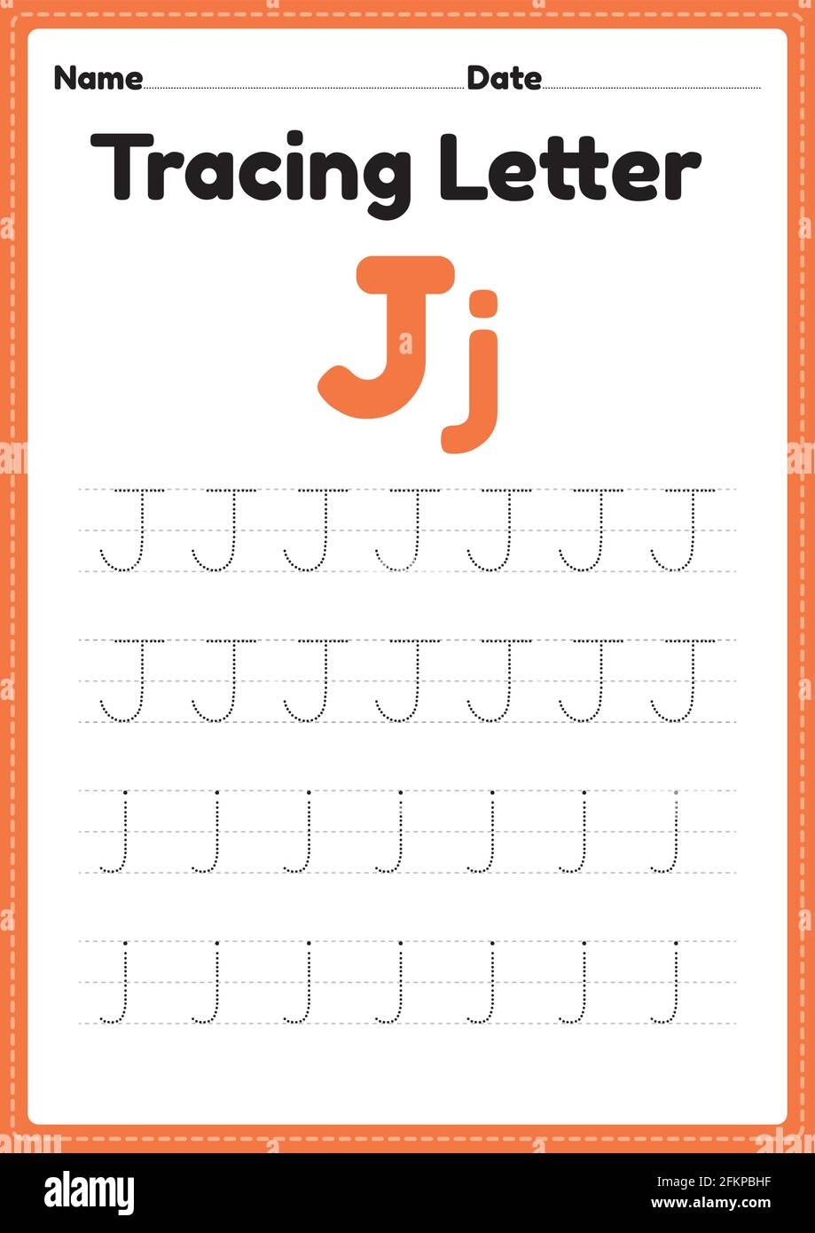 j handwriting worksheet