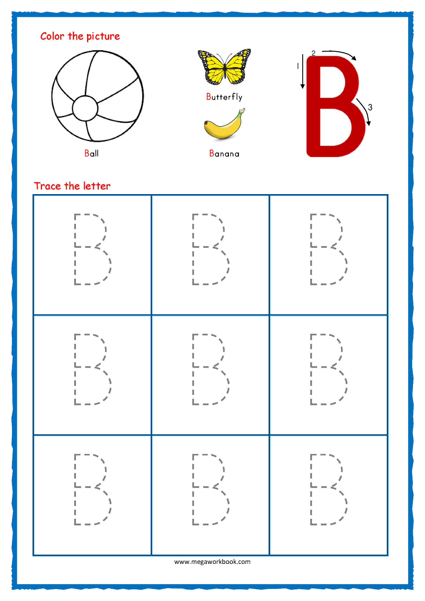 alphabet handwriting worksheets for preschool