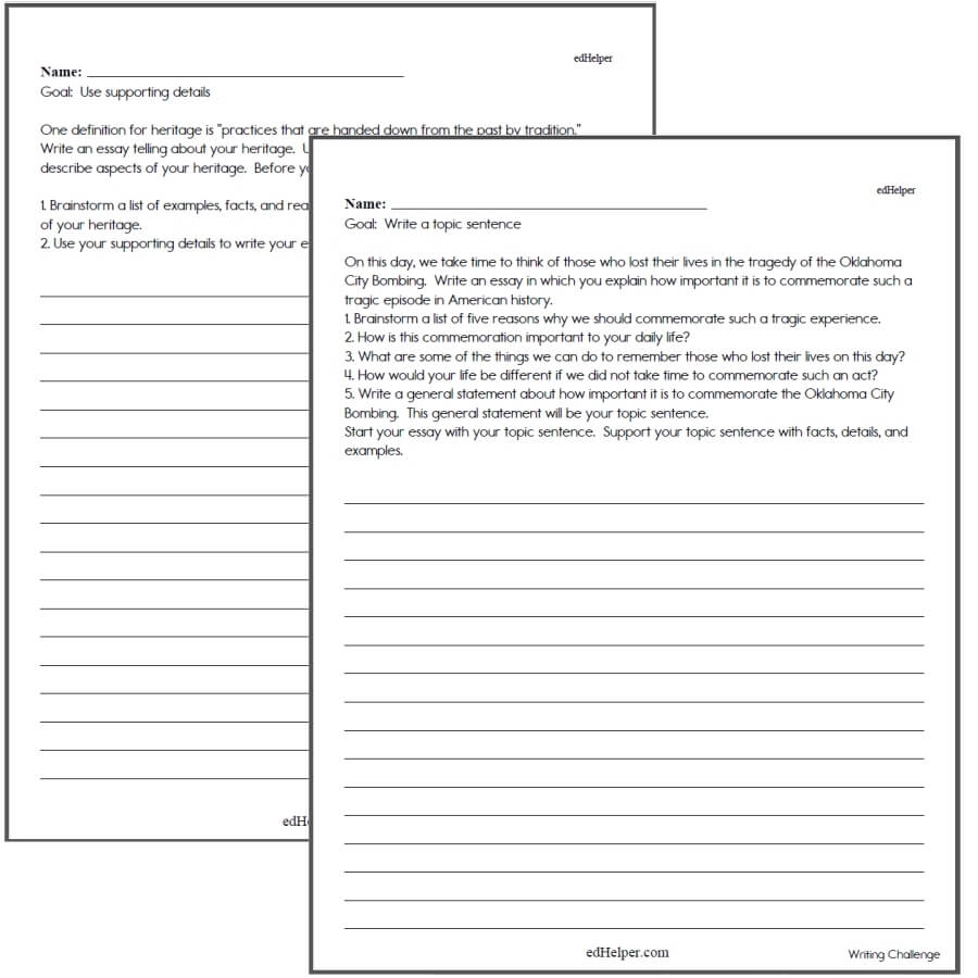 handwriting worksheets for 6th graders