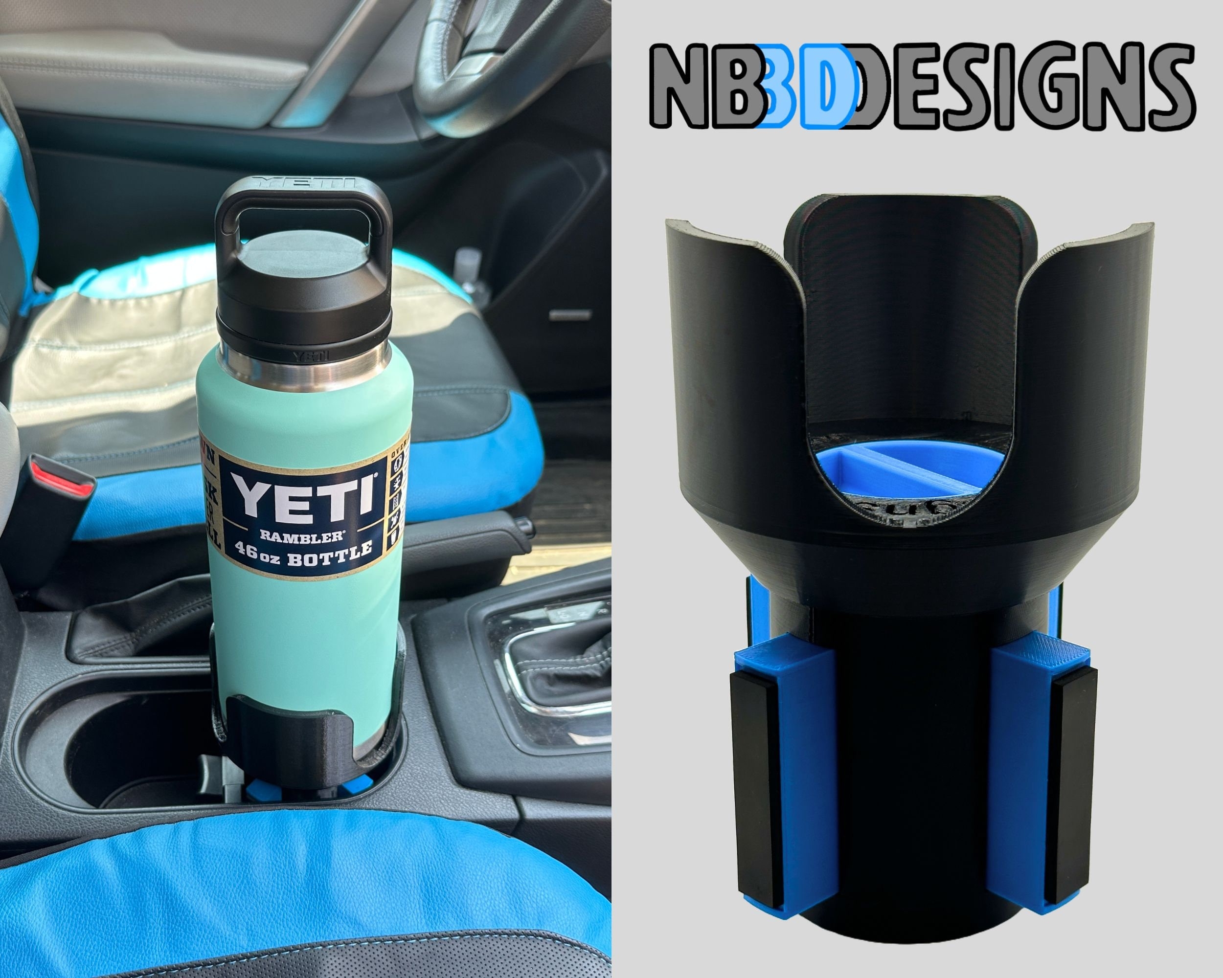 Yeti 46oz Rambler Bottle Cup Holder Adapter NB3DDESIGNS V2 Expanding Cupholder Universal Cup Holder Perfect Fit 46oz Yeti Bottle Etsy Israel