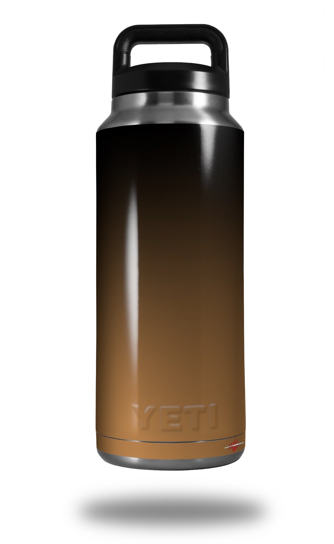 Yeti Rambler Bottle 36oz Smooth Fades Bronze Black WraptorSkinz